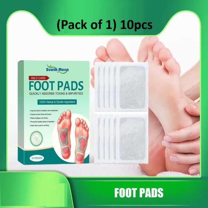 Deep Cleansing Foot Pads for Detox & Relaxation | Internal Toxin Removal, Pain Relief, Better Sleep & Circulation for Men & Women Pack of 2x5 patches