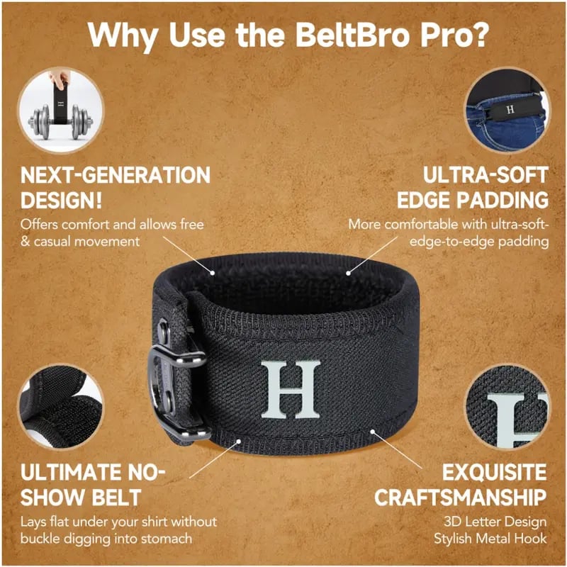 🔥 Tactical Metal Hook Elastic Belt (Unisex) - No Buckle Invisible Design 🔥 | Soft Adjustable Side | 🚨SALE ENDS SOON🚨 - PACK OF 2