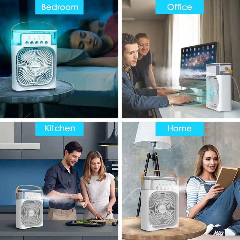 ❄️Portable MINI AC☃️ | Cool Humidifier Strong Air Cooling AC for Home, Car & Office | FLAT💸RS 200 OFF on UPI and Card Payments HURRY!