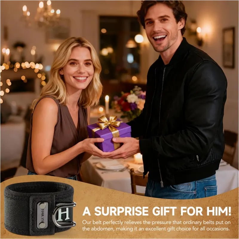 🔥 Tactical Metal Hook Elastic Belt (Unisex) - No Buckle Invisible Design 🔥 | Soft Adjustable Side | 🚨SALE ENDS SOON🚨 - PACK OF 2